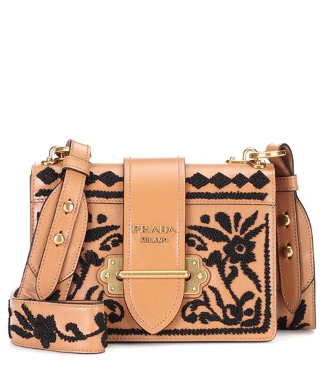 prada cahier soft bag|Prada cahier bag embroidered.